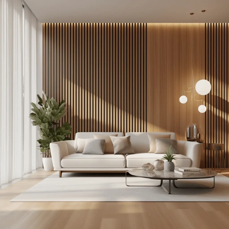 Lamele Ścienne Dąb Klasyczny L0106 - zdjęcie prezentujące4