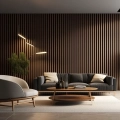 Lamele ścienne Dąb Klasyczny L0306 – zdjęcie lifestyle 7 z kolekcji Lamele Ścienne Largo.