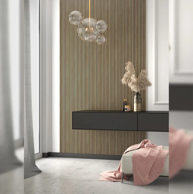 Lamele ścienne Dąb Naturalny L0105T – zdjęcie lifestyle 7 z kolekcji Lamele Ścienne Stretto.