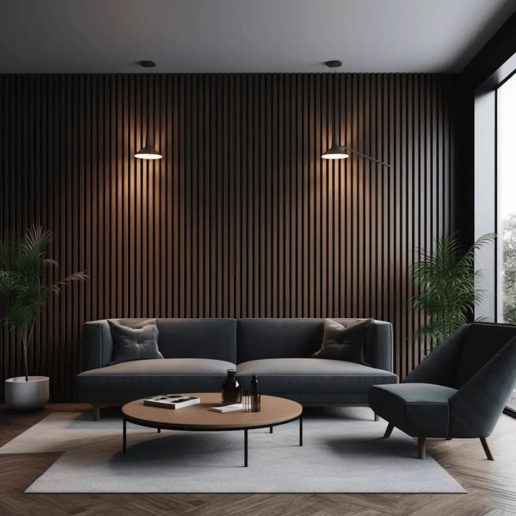Lamele ścienne Dąb Klasyczny L0206 – zdjęcie lifestyle 9 z kolekcji Lamele Ścienne Medio.