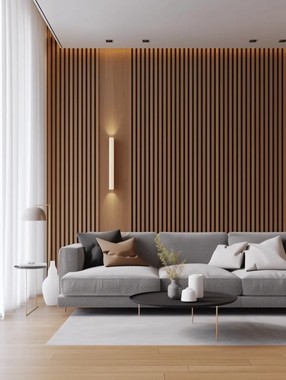 Lamele ścienne Dąb Klasyczny L0206 – zdjęcie lifestyle 11 z kolekcji Lamele Ścienne Medio.