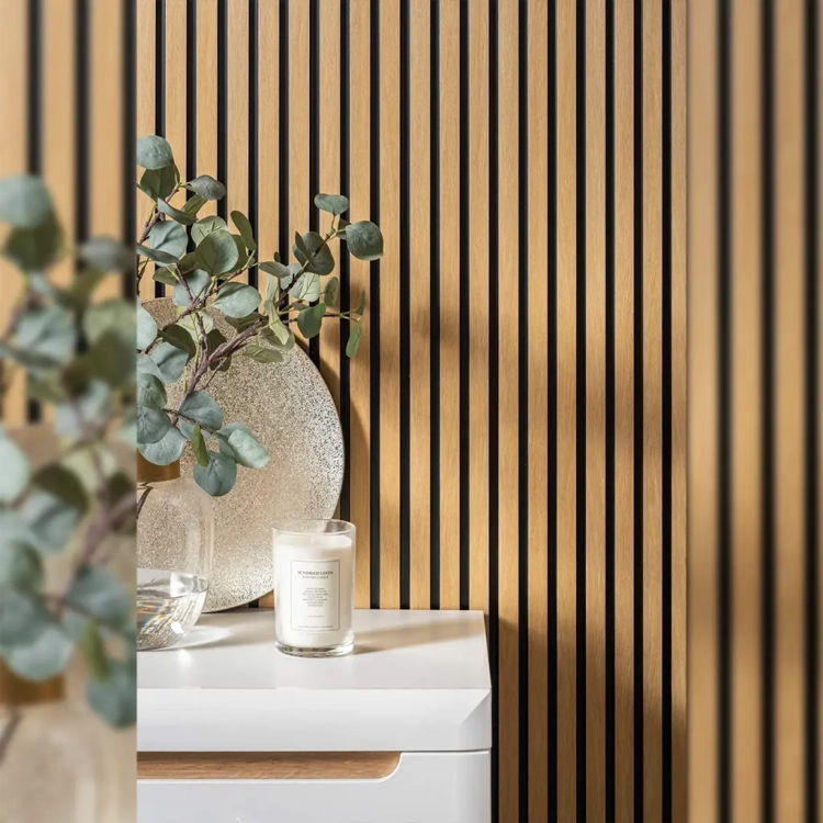 Lamele ścienne Dąb Naturalny L0205T – zdjęcie lifestyle 12 z kolekcji Lamele Ścienne Medio.