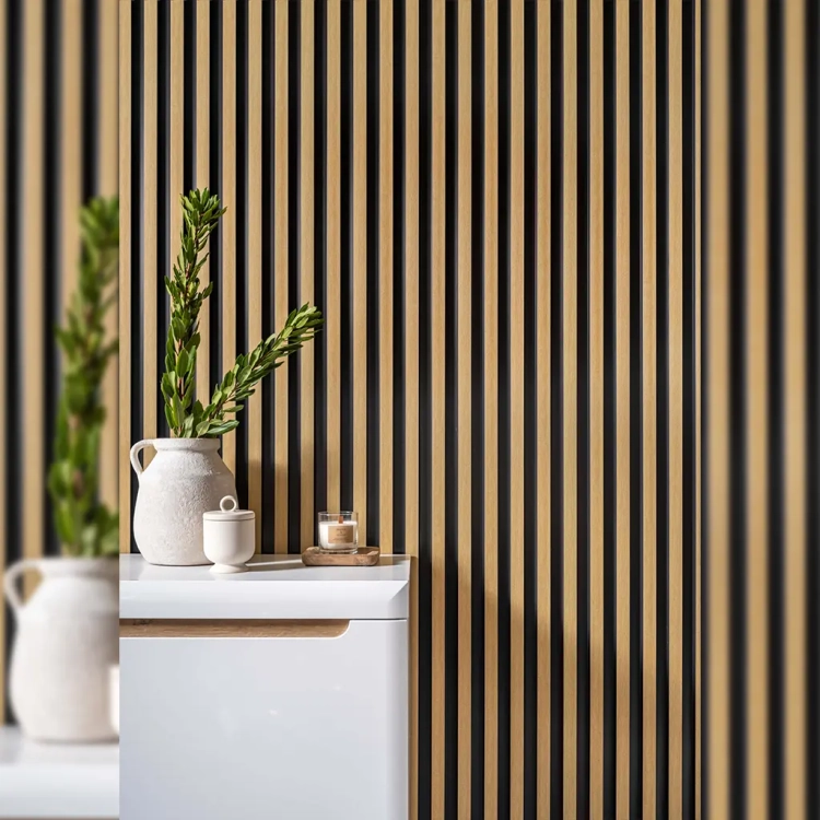 Lamele ścienne Dąb Naturalny L0305 – zdjęcie lifestyle 7 z kolekcji Lamele Ścienne Largo.