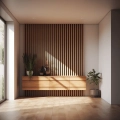 Lamele ścienne Dąb Ciemny L0304T – zdjęcie lifestyle 14 z kolekcji Lamele Ścienne Largo.