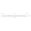 Panele ścienne WP002P – zdjęcie wymiarów 2 produktu z kolekcji Panele Ścienne Lumio.