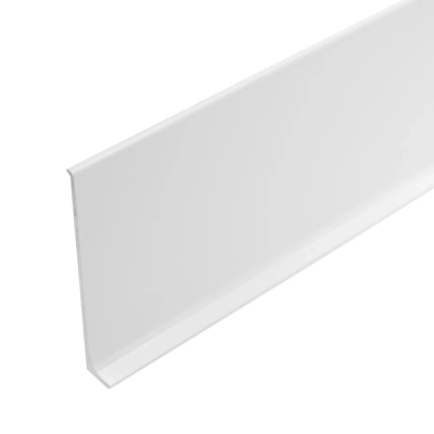 Listwa Przypodłogowa Aluminiowa 8 cm Biała LP80-RAL9003