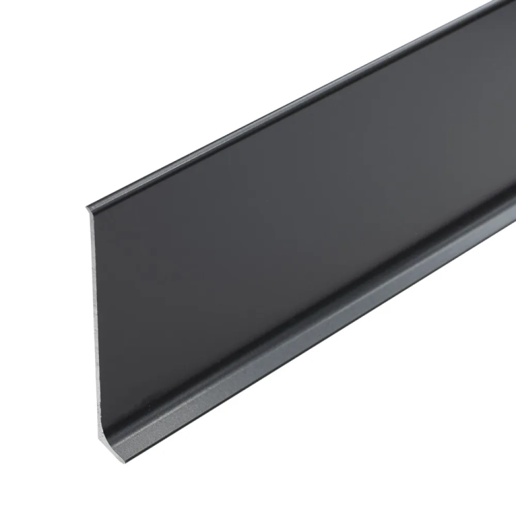 Listwa Przypodłogowa Aluminiowa 8 cm Ciemnoszara LP80-RAL7021