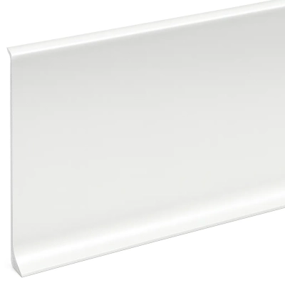 Listwa Przypodłogowa Aluminiowa 8 cm Biała AF080W
