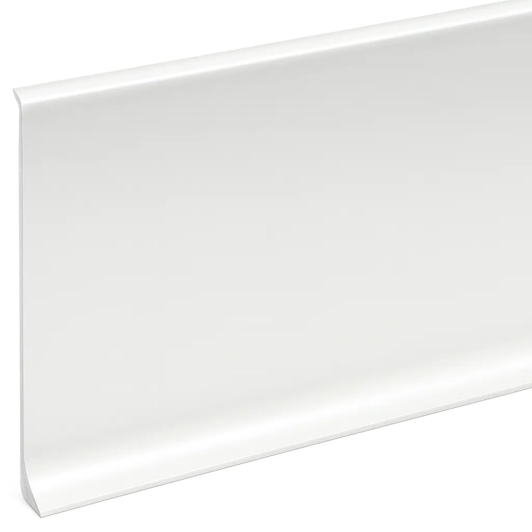 Listwa Przypodłogowa Aluminiowa 6 cm Biała AF060W