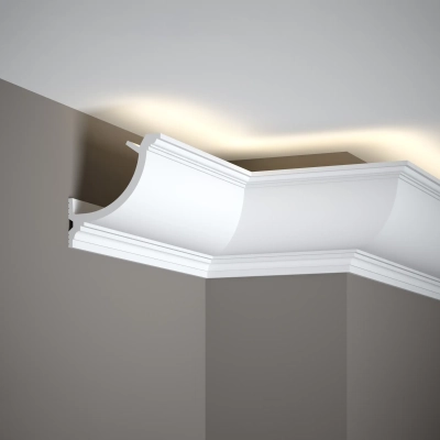 Wysoka Listwa Oświetleniowa LED Przysufitowa 11cm do Malowania QL027