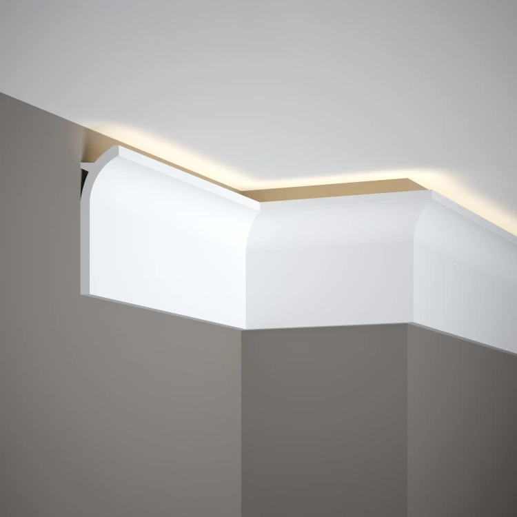Wysoka Listwa Oświetleniowa LED Przysufitowa 13,5cm do Malowania QS011