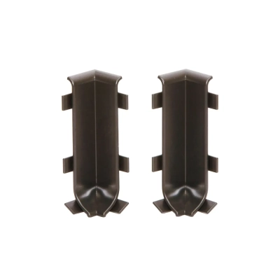 Narożniki Wewnętrzne 5,9 cm Ciemnoszare do Listwy Aluminiowej LP59-RAL7021
