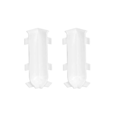 Narożniki Wewnętrzne 5,9 cm Białe do Listwy Aluminiowej LP59-RAL9003