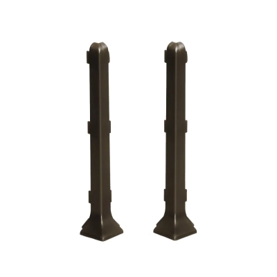 Narożniki Zewnętrzne 10 cm Kawowe do Listwy Aluminiowej LP100-EC40S