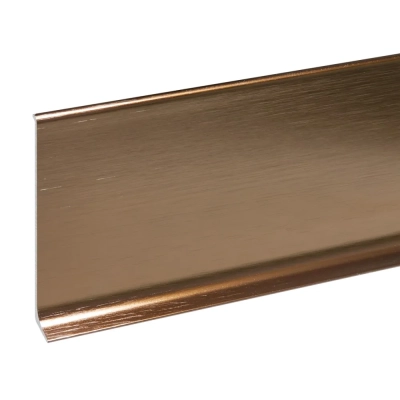 Listwa Przypodłogowa Aluminiowa 10 cm Kawowa LP100-EC40S