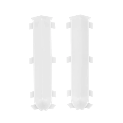 Narożniki Wewnętrzne 10 cm Białe do Listwy Aluminiowej LP100-RAL9003