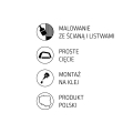 Atrybuty Dekoracyjnego Ryflowanego Panela Ściennego THALIA 2 Creativa