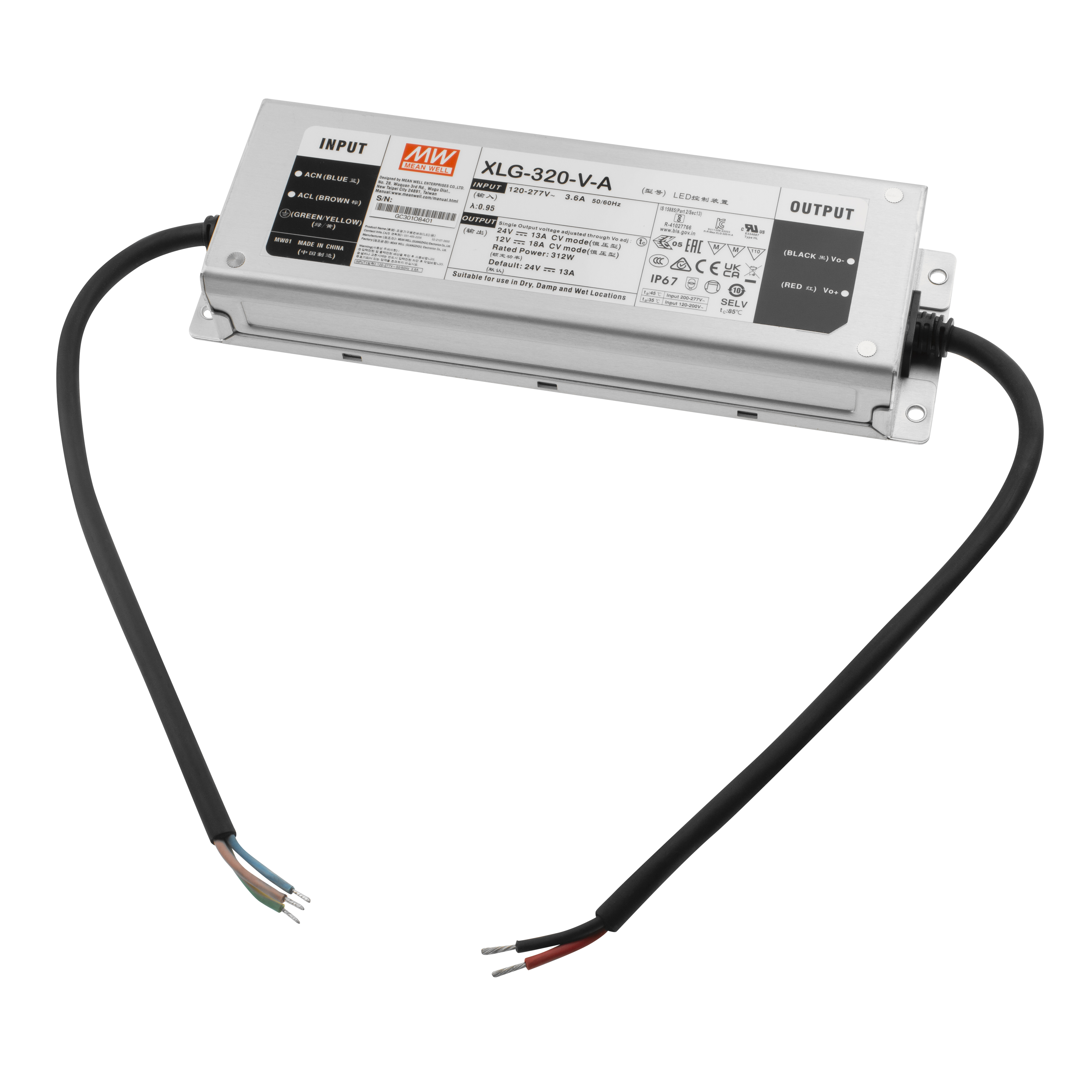 Zasilacz do Taśmy LED 24V-320W IP67 Mardom Decor
